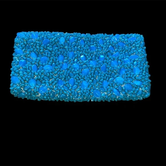 Banana Republic beaded fold over zippered clutch - Picture 1 of 9